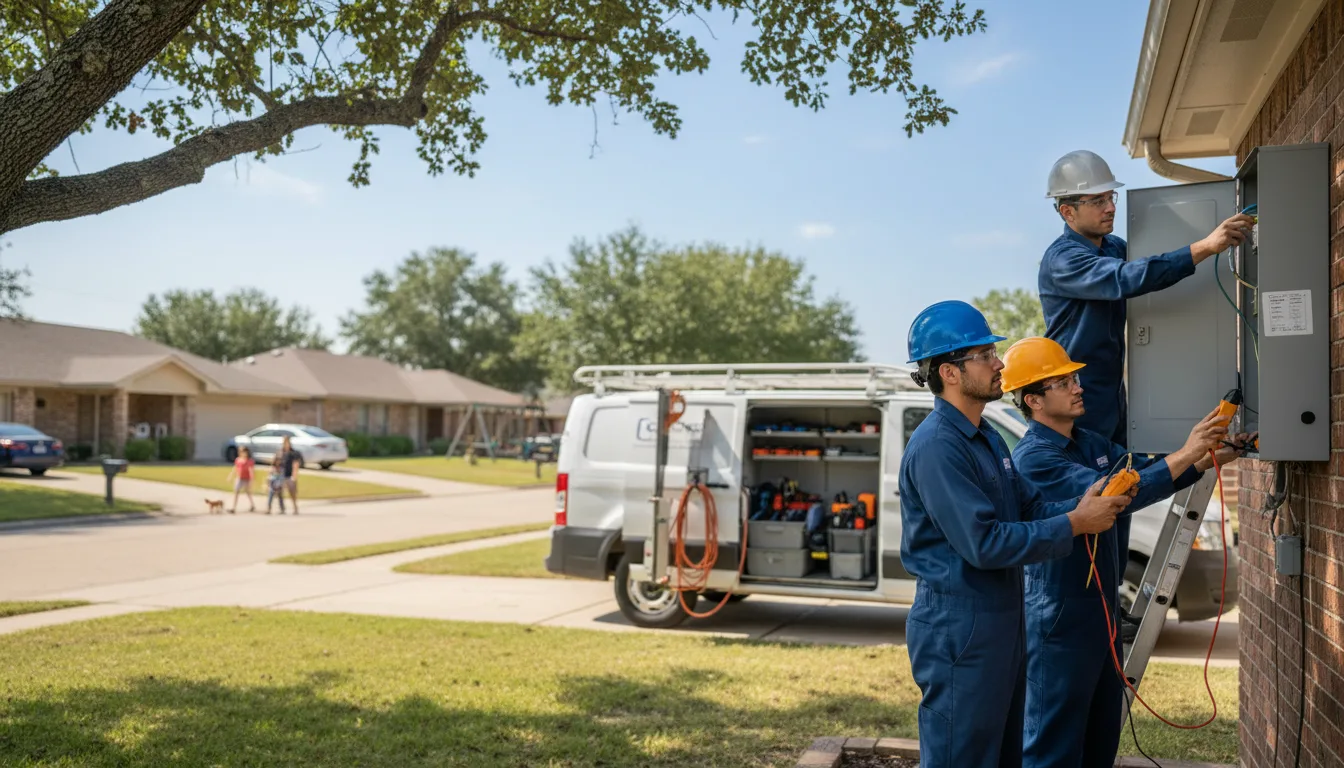 Certified electrician providing emergency electrical services in Chickasha, OK
